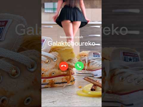 Pea vs. Galaktoboureko! Feet Crushing Greek Food in Sneakers! Oddly Satisfying ASMR
