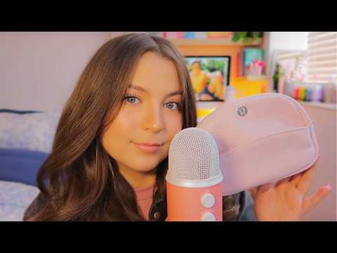 ASMR What’s In My Makeup Bag 👛 Clicky Whispers