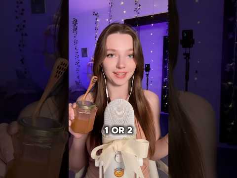 1 or 2? #asmr #asmrsounds #asmrrelax #asmrtingles #asmrwhispers #asmrsleep #relax #tingles #whispers