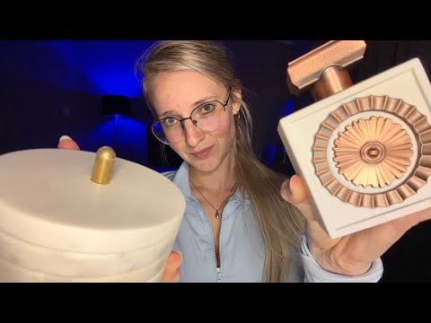ASMR Unique Glass Triggers To Help You Unwind - creamy tapping, perfumes, lid sounds