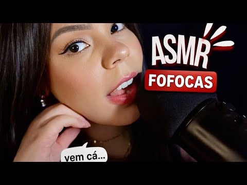 ASMR SUSSURRANDO FOFOCAS (BATE PAPO + CHUVA)
