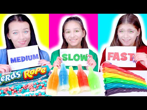 ASMR Most Popular Short Challenges | Candy Race Mukbang