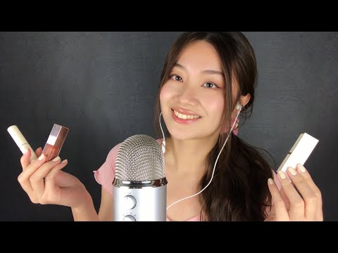 ASMR Lipstick & Lipgloss Application