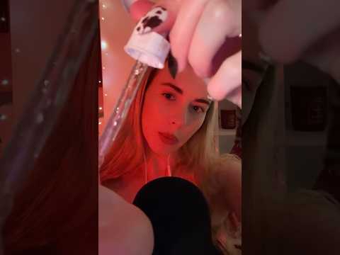 ASMR getting you ready for sleep with real rain sounds 😴☔️ #asmrrain #asmrforsleep