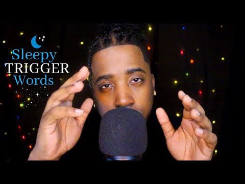 ASMR | Sleepy Trigger Words & Close Hand Movements for Sleep 😴💤