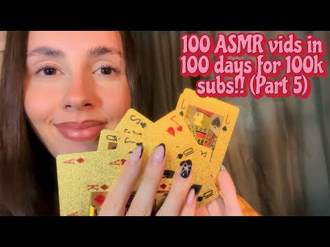 ASMR- Testing your intuition using cards🔮🪄//soft spoken with finger licking (Custom for Chris💜) 