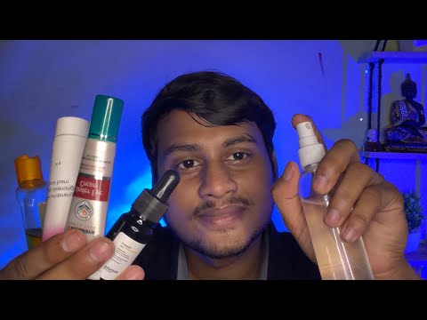 ASMR Doing Your Skincare & Face Massage 💆‍♂️✨ | You’ll Feel Instantly Relaxed 😴