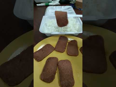 MICROWAVE SPAM#amazingfacts #easycooking #cookingvideo #funnyshorts #shortvideo #rice #viral