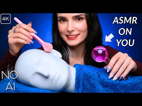 ASMR on YOU to Sleep ASAP 😴 No Talking Mic Scratching , Tapping & Massage Sounds to Relax INSTANTLY