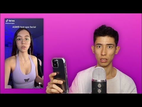 ASMRtist Reacts to Tiktok ASMR