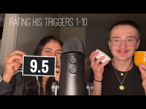 ASMRtist Rating non-asmrtists triggers