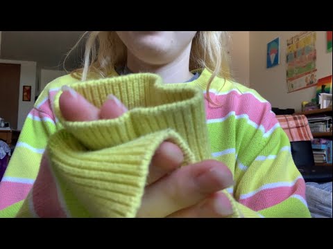 Sweatshirt Rubbing and Hand Movements ASMR | No Talking | Lofi Monday’s