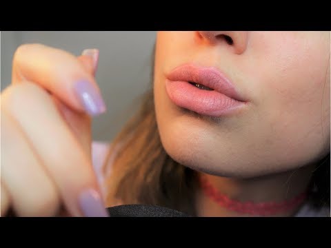 ASMR Kisses & lens tapping/touching/flutter fingers