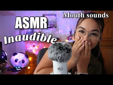 ASMR INAUDIBLE!🙊| ASMR Mouth Sounds Intensos | Asmr en español para dormir | Pandasmr