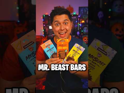 @MrBeast Bars Review 🍫 | #ASMR #shorts