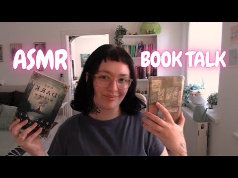 ASMR Book Yap Session | clicky whispering + book tapping