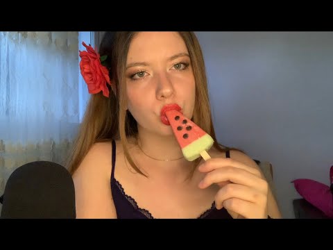 ASMR | 💗Watermelon 🍉Popsicle 🍉 💗💗