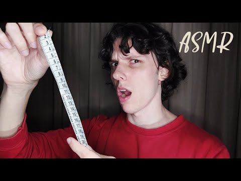 ASMR Little Red Riding Hood measures you (you're grandma)