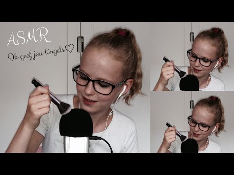 [ASMR] Make-up triggers, Lipgloss en kwasten geluiden ( Nederlands ) 🤍💋