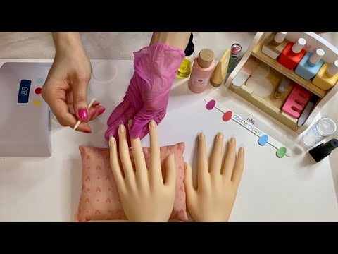 wooden nail salon💅🏻 *realistic* no talking asmr
