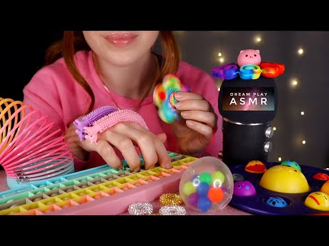 ★ASMR★ satisfying POP IT Tastatur & größtes FIDGET TOYS Set ever | Dream Play ASMR