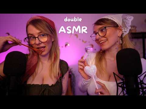ASMR 1 HOUR Double TINGLES with my TWIN 💫