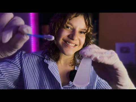 ASMR EXAME DE NERVOS CRANIANOS COMPLETO E DETALHADO PARA DORMIR PROFUNDAMENTE