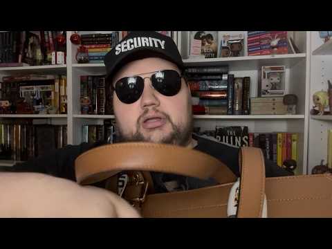 ASMR Security Checks Your Bag (roleplay)