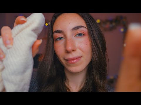 ASMR Cozy Personal Attention For Sleep (skincare, face & head massage, layered sounds) 😴🌙