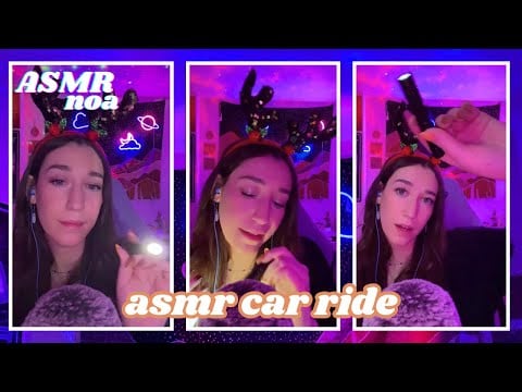 relaxing asmr car ride to soothe you to sleep 🚗 😴 | audio & visual