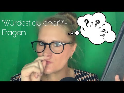 [ASMR] deutsch/german• Würdest du eher-Fragen •lerne mich besser kennen •Talk Talk Talk • whispering