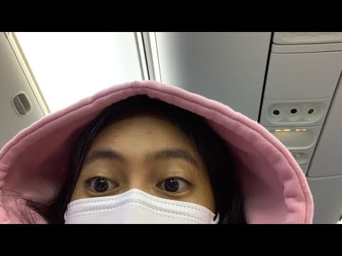 ASMR IN AN AIRPLANE (1 minute) ✈️🌎