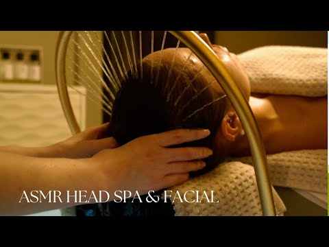 ASMR Head Spa & Facial For Sleep | NO TALKING Video with LED Tool, Ice Globes & Foamy Noises Part2.