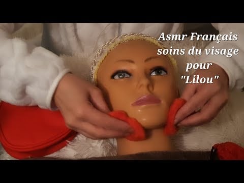 #Asmr Français #Attention personnelle #soins du visage pour  notre amie, "Lilou"