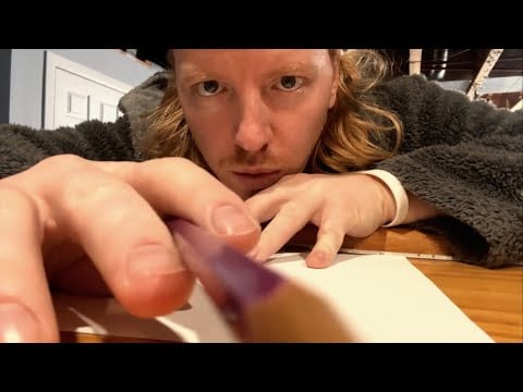 ASMR Drawing You For Sleep ( 3 Hours )