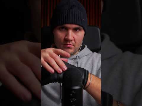 ASMR with Leather Gloves 😴 #asmr
