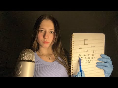 ASMR~ 10 Minute FAST Eye Exam 🔍👁️