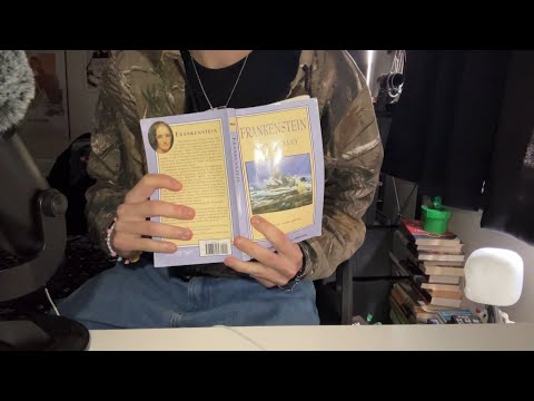 ASMR | Reading Frankenstein cuz it’s awesome (whispered and soft spoken)