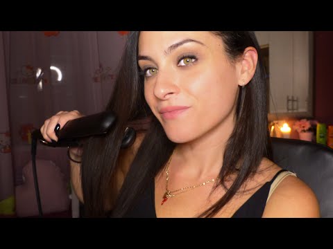 ASMR Rilassati Mentre mi Stiro i Capelli - Prt 2