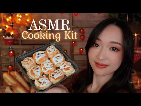 ASMR COOKING KIT 🥯 On prépare des roulés à la cannelle 100% slime 😍👩🏻‍🍳🧈