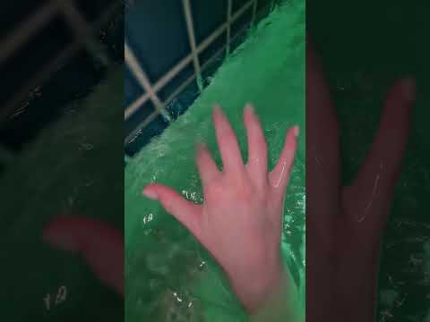 random night time pool ASMR #asmr #relaxandplay #lofiasmr #relax #satisfying