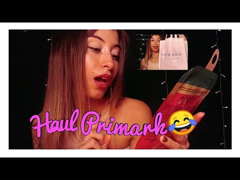 🇮🇹ASMR ITA• HAUL PRIMARK,HO SBAGLIATO AD ACQUISTARE UNA MASCHERA 😂😂 mascara per capelli? 🤔✨