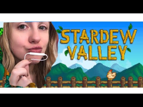 Gum Chewing & Gaming ASMR | Stardew Valley