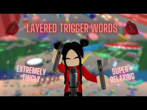 Roblox ASMR 🌷 tingly layered trigger words 🌷