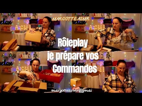 Asmr français, Rôleplay " Je prépare vos Commandes "