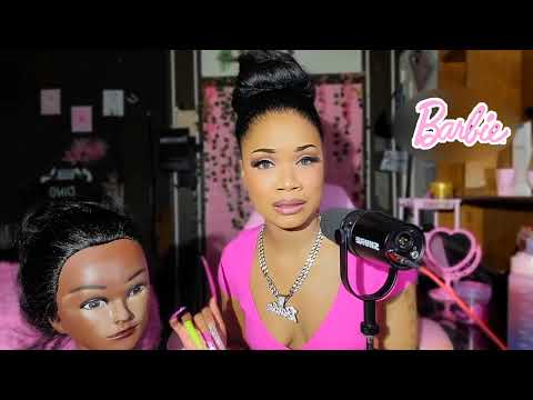 ASMR ~ NICKI MINAJ Does Your Makeup ( TINGLY and CHAOTIC )