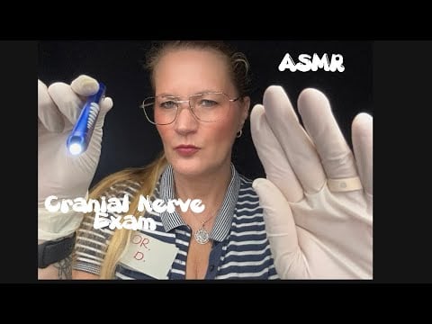 ASMR german | ⚠️ Very Tingly Cranial Nerve Exam - Very Personal Attention Eye & Ear Exam & Face Test