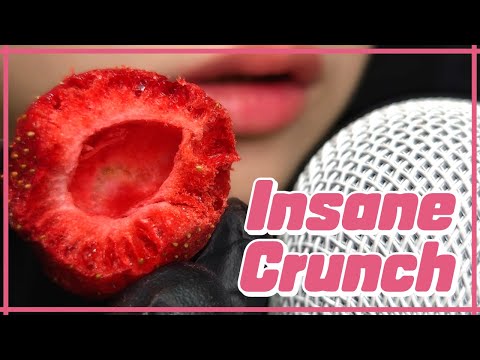 [ASMR] Freeze-Dried Fruit & Veggie Chips 🍓🔊 Insane Crunch Tingles