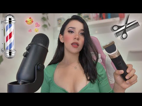 Tu NOVIA te corta la BARBA en ASMR para relajarte💖 ✂ | |#ASMR Roleplay 😍