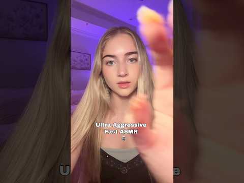 Is it possible this ASMR is TOO aggressive?😳 #asmr #shorts